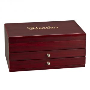 rosewood jewelry box